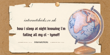 how i sleep at night knowing l'm failing all my cl - tymoff