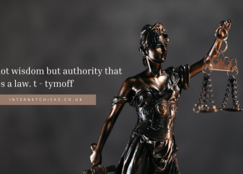 it is not wisdom but authority that makes a law. t - tymoff