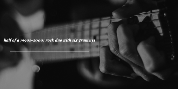 half of a 1990s-2000s rock duo with six grammys