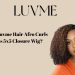 What is Luvme Hair Afro Curls Glueless 5×5 Closure Wig?