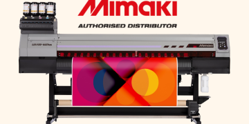 A Mimaki UV printer