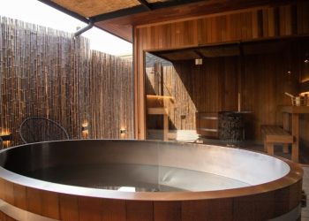 sauna and ice bath