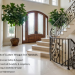 Custom wrought iron handrails for stairs and entryways