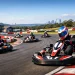 Go karting at Picton Karting Track near Sydney with racers on outdoor circuit
