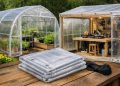 High-Quality Clear Tarpaulins for Greenhouses and Outdoor Workshops